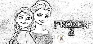 Frozen värityskuva, Frozen värityskuvat, Frozen värityskuva 1